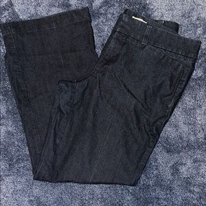 Dockers Women's Dark Blue Flare & Wide Leg Jeans 8 Short